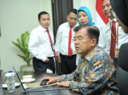 Koneksi Internet JK 'Lemot' saat Laporkan SPT Tahunan dengan E-Filing dari Kantor Wapres