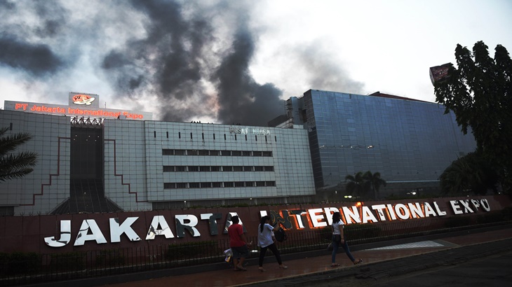Kebakaran Gedung Niaga PRJ Kemayoran