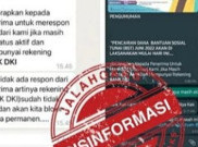 [HOAKS atau FAKTA]: Informasi Bantuan Sosial Pemprov DKI Dikirim lewat WA