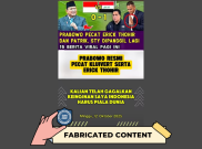 [HOAKS atau FAKTA]: Gagal Bawa Indonesia ke Piala Dunia 2026, Presiden Prabowo Pecat Erick Thohir dan Patrick Kluivert