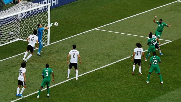 Gol Telat Arab Saudi Pulangkan Mesir Tanpa Poin dari Piala Dunia 2018
