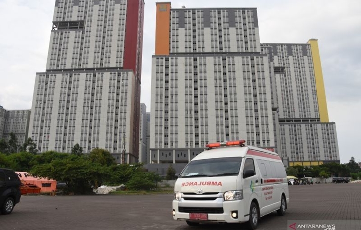 Pasien COVID-19 RSDC Wisma Atlet Tercatat 2.615 Orang