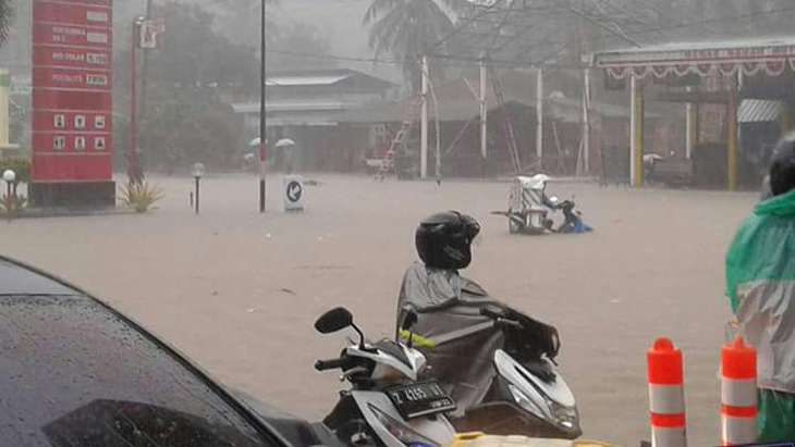 Banjir Bandang Rendam 120 Rumah di Pangandaran 