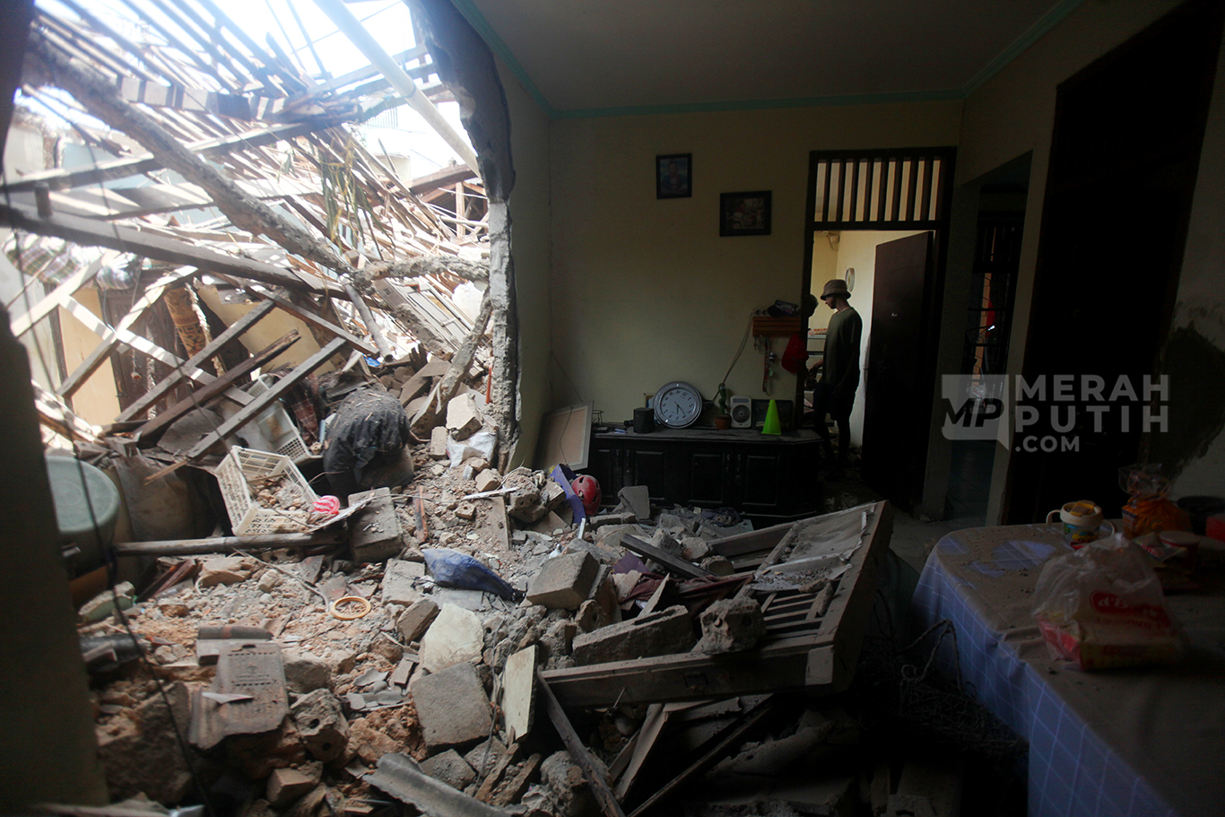Kondisi Kerusakan Rumah usai Ledakan Misterius di Pamulang Tangsel