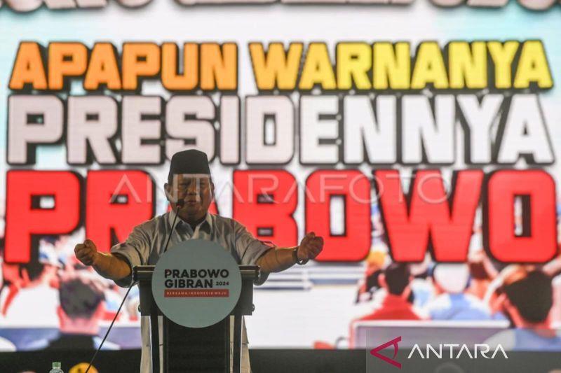  Pede Menang Satu Putaran, Prabowo Janji Tetap Ayomi Pemilih 01 dan 03