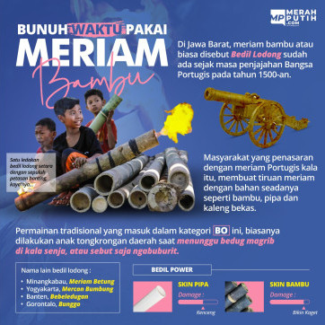 Bunuh Waktu Pakai Meriam Bambu