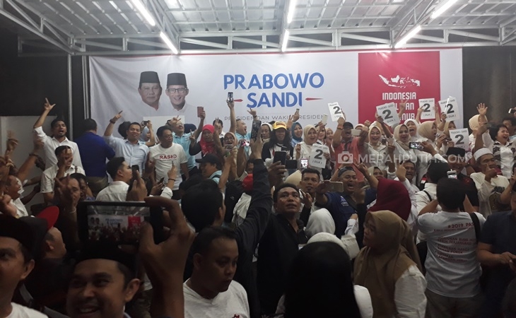 Dapat Nomor Urut Dua, Relawan Prabowo: Salam Satu Periode Buat Jokowi