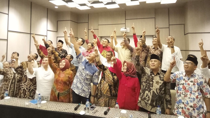 Konsolidasi politisi PDIP yang dipimpin Gubernur Jawa Tengah Ganjar Pranowo. (Foto: merahputih.com/Ismail)