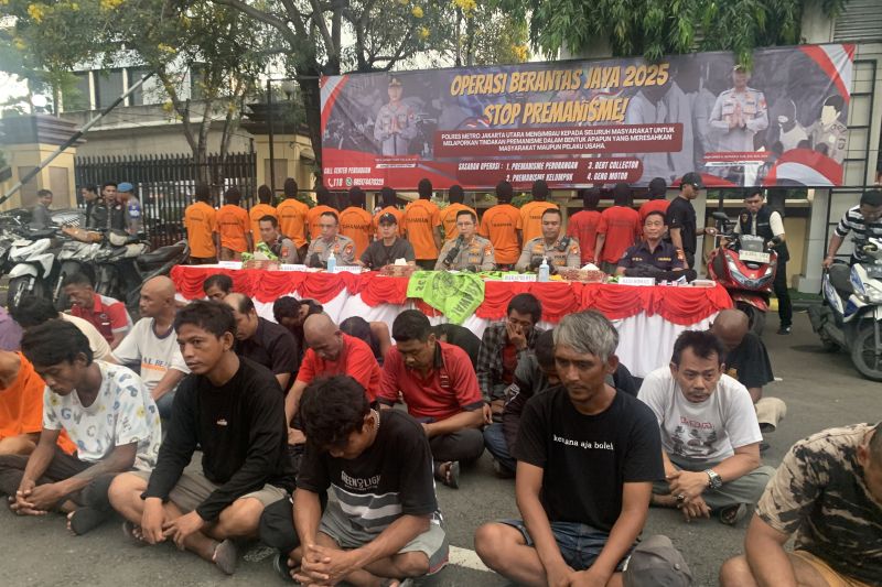 Polda Metro Jaya Tangkap 1.197 Orang Diduga Lakukan Aksi Premanisme, Bukti Disita Rp 36,2 Juta