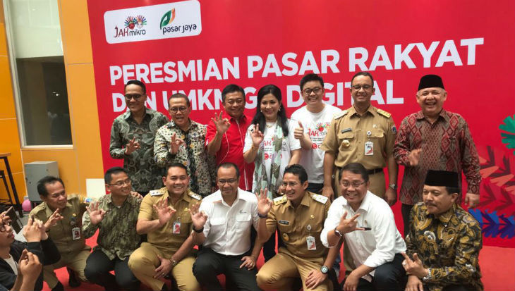 Gubernur Anies Apresiasi Program Pasar Rakyat dan UMKM Go Digital