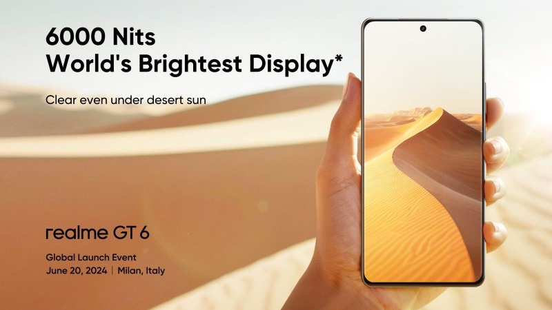 Unggulkan Spesifikasi Layar, Realme GT 6 Siap Meluncur 20 Juni 2024