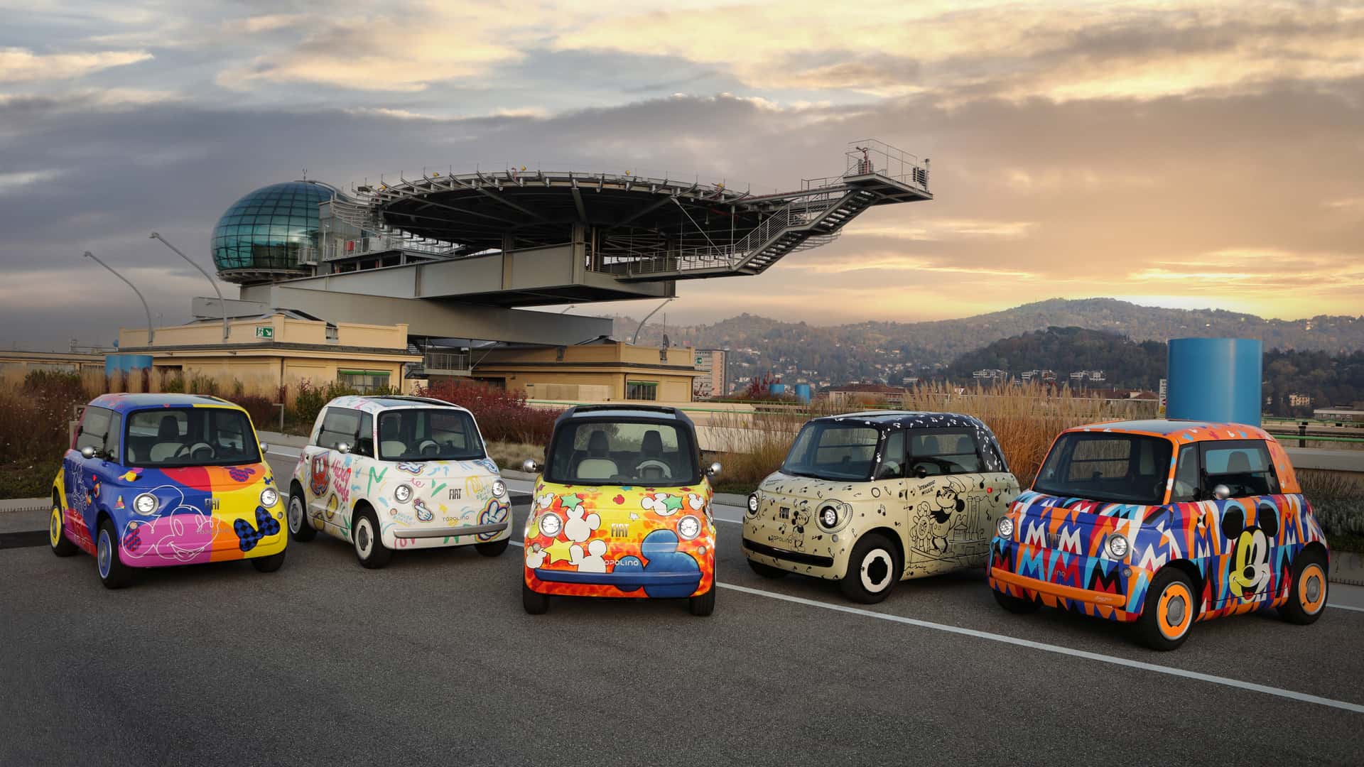 Fiat Rayakan 95 Tahun Mickey Mouse