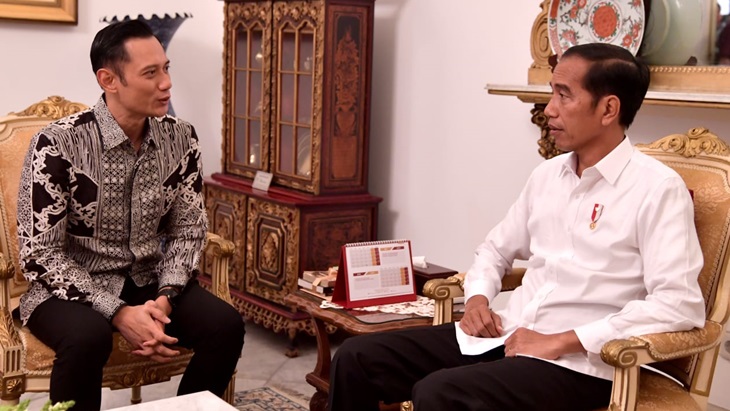 AHY dan Jokowi di Istana Negara. (Foto: Rusman - Biro Pers Sekretariat Presiden)