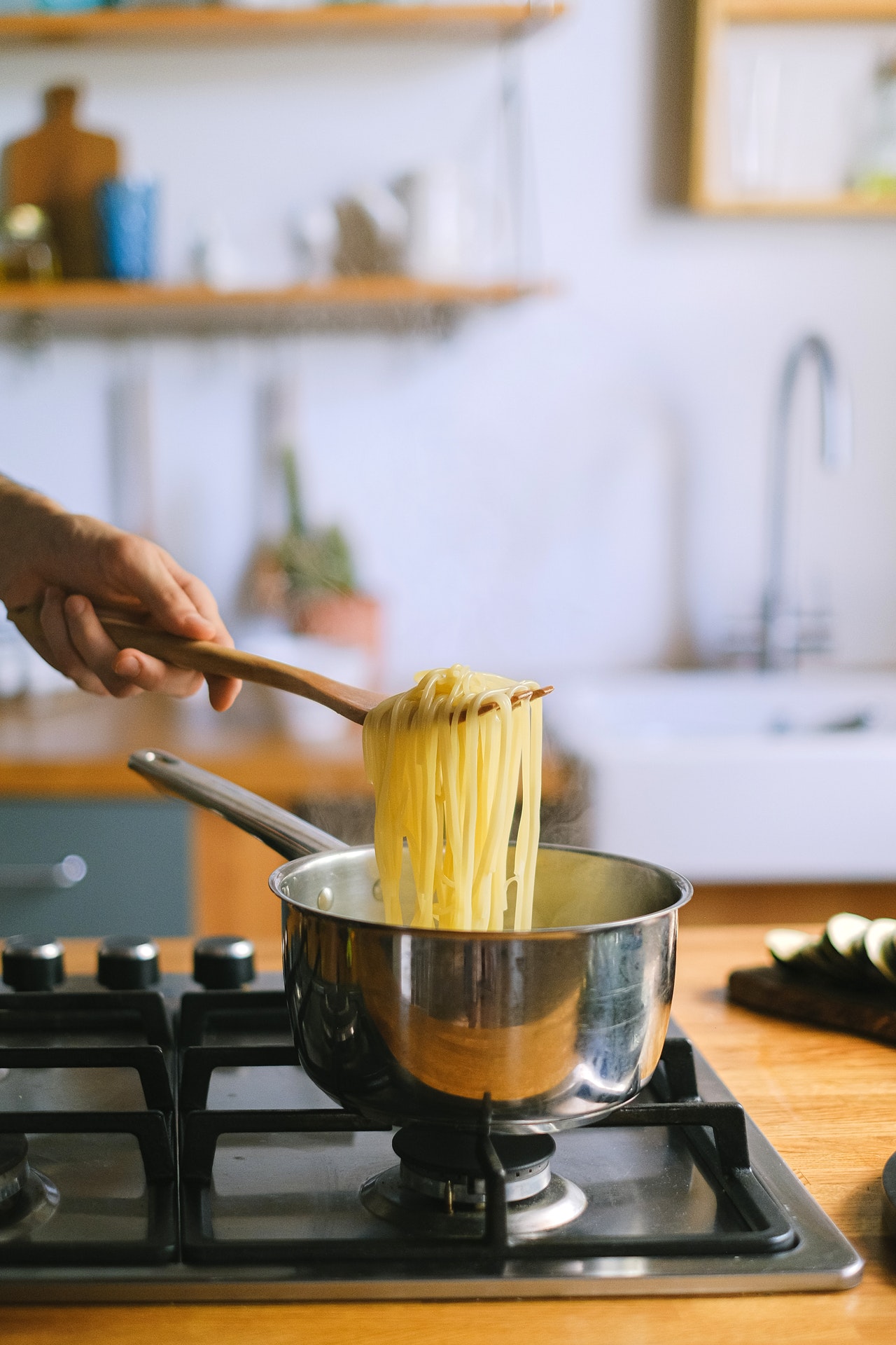 pasta cooking