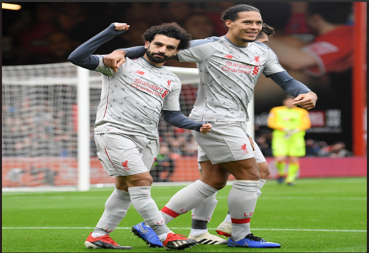 Virgil van Dijk dan Mohamed Salah