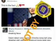 [HOAKS atau FAKTA]: Hillary Clinton Terinspirasi Sri Mulyani dan Jokowi