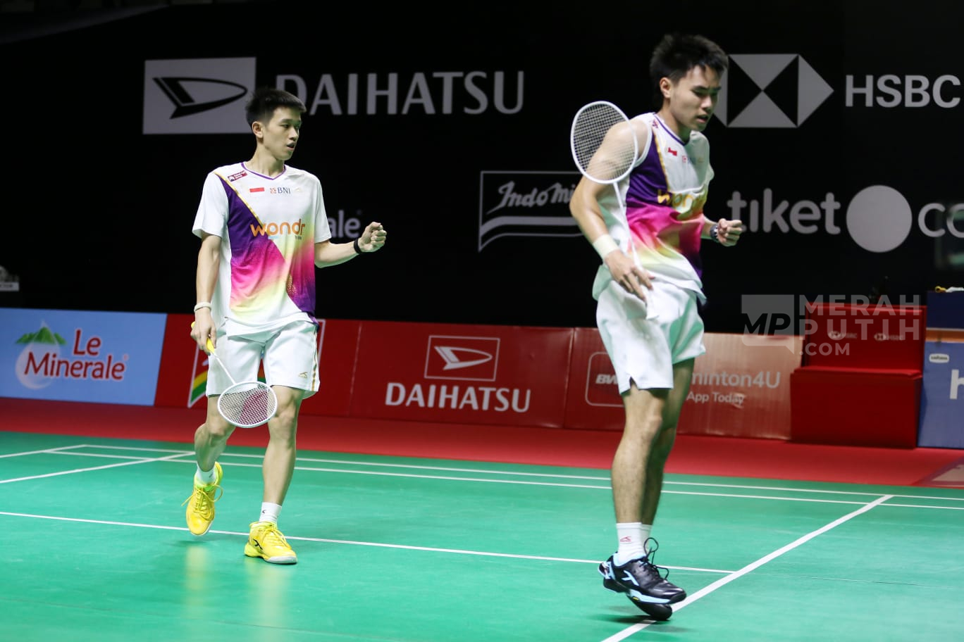 Indonesia Masters 2026: Aksi Ganda Putra Indonesia Raymond/Nikolaus Kalahkan Ganda Prancis 