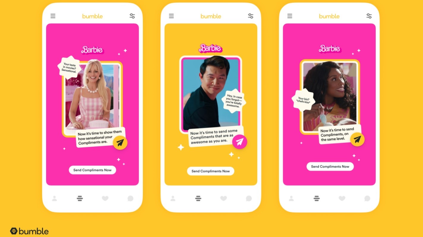 Ken dan Barbie jadi Pelatih Kencan di Bumble