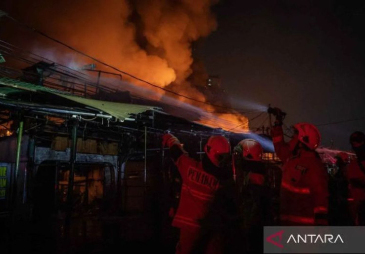 304 Bangunan Hangus Terbakar di Jakarta Pusat, 679 Jiwa Terdampak