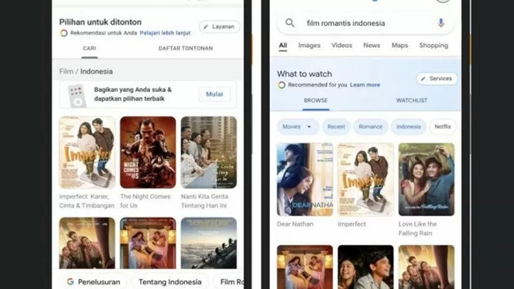 Fitur What to Watch dari Google untuk Rayakan Hari Film Nasional 