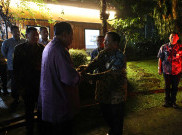 Kehangatan saat Prabowo Berlebaran ke SBY di Cikeas