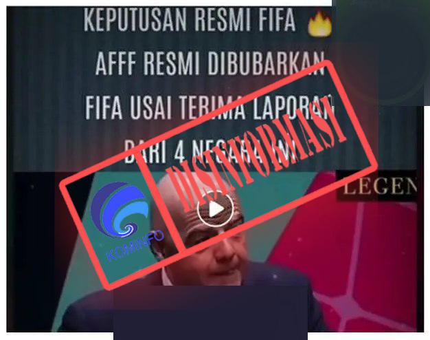 [HOAKS atau FAKTA] AFF Dibubarkan FIFA