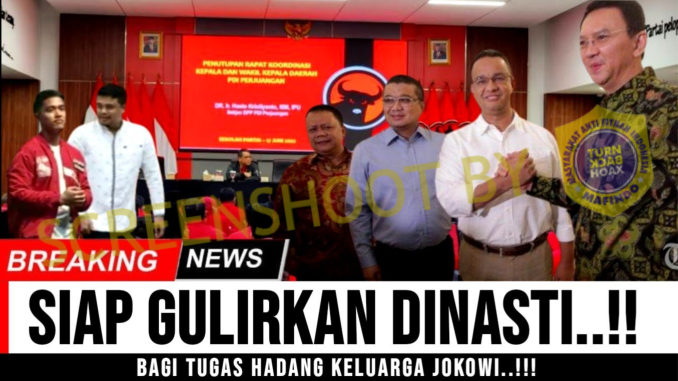 [HOAKS atau FAKTA] : Ahok dan Anies Bersatu Lawan Kaesang hingga Bobby Nasution