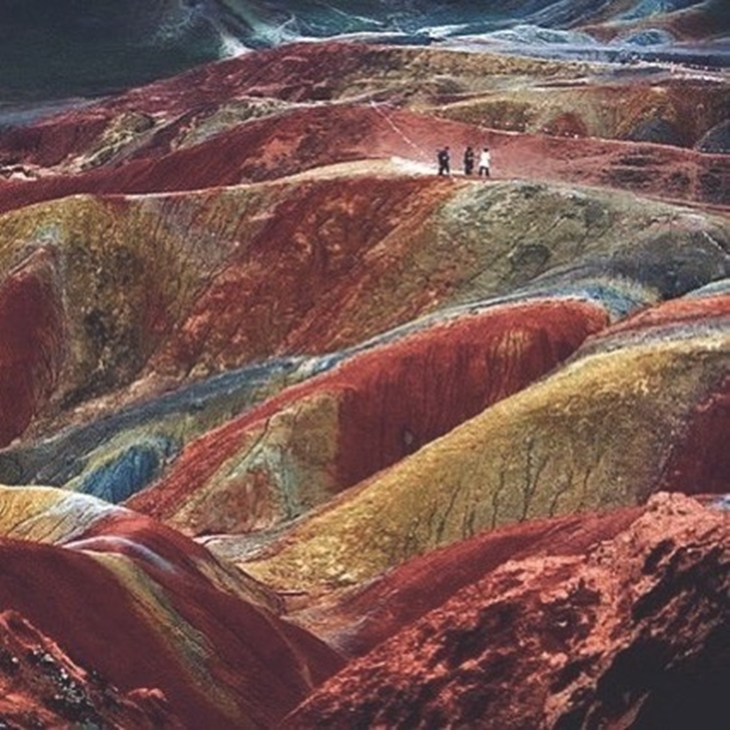 Gunung Pelangi. (Foto: instagram.com/karenarcanj0)