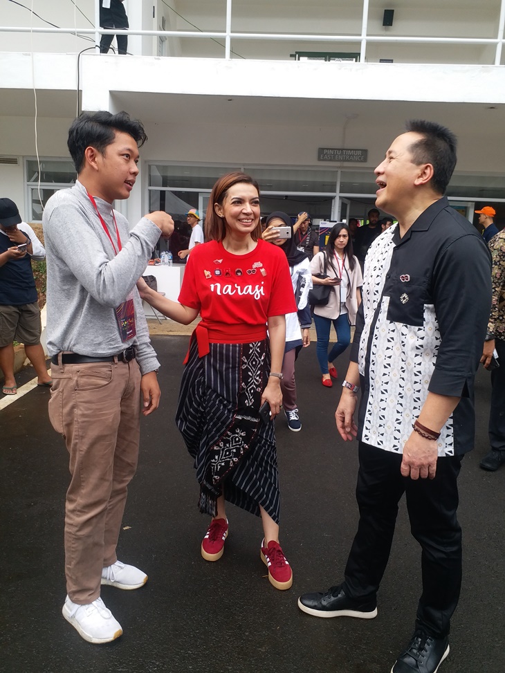 Bayu Skak, Najwa Shihab, dan Triawan Munaf