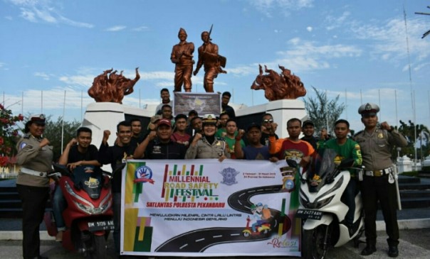 Millennial Road Safety Festival Pekanbaru 2019 Pecahkan Rekor MURI