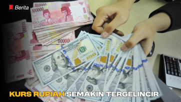 Kurs Rupiah Semakin Tergelincir