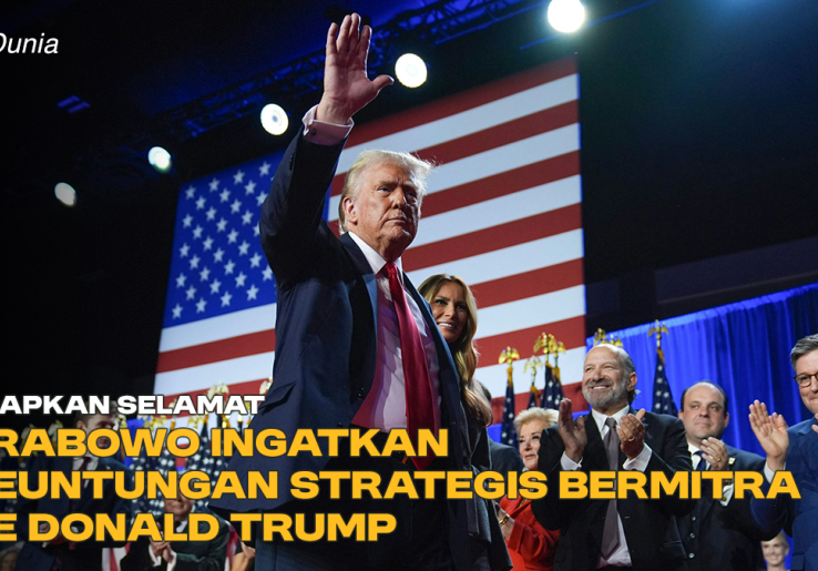 Ucapkan Selamat, Prabowo Ingatkan Keuntungan Strategis Bermitra ke Donald Trump