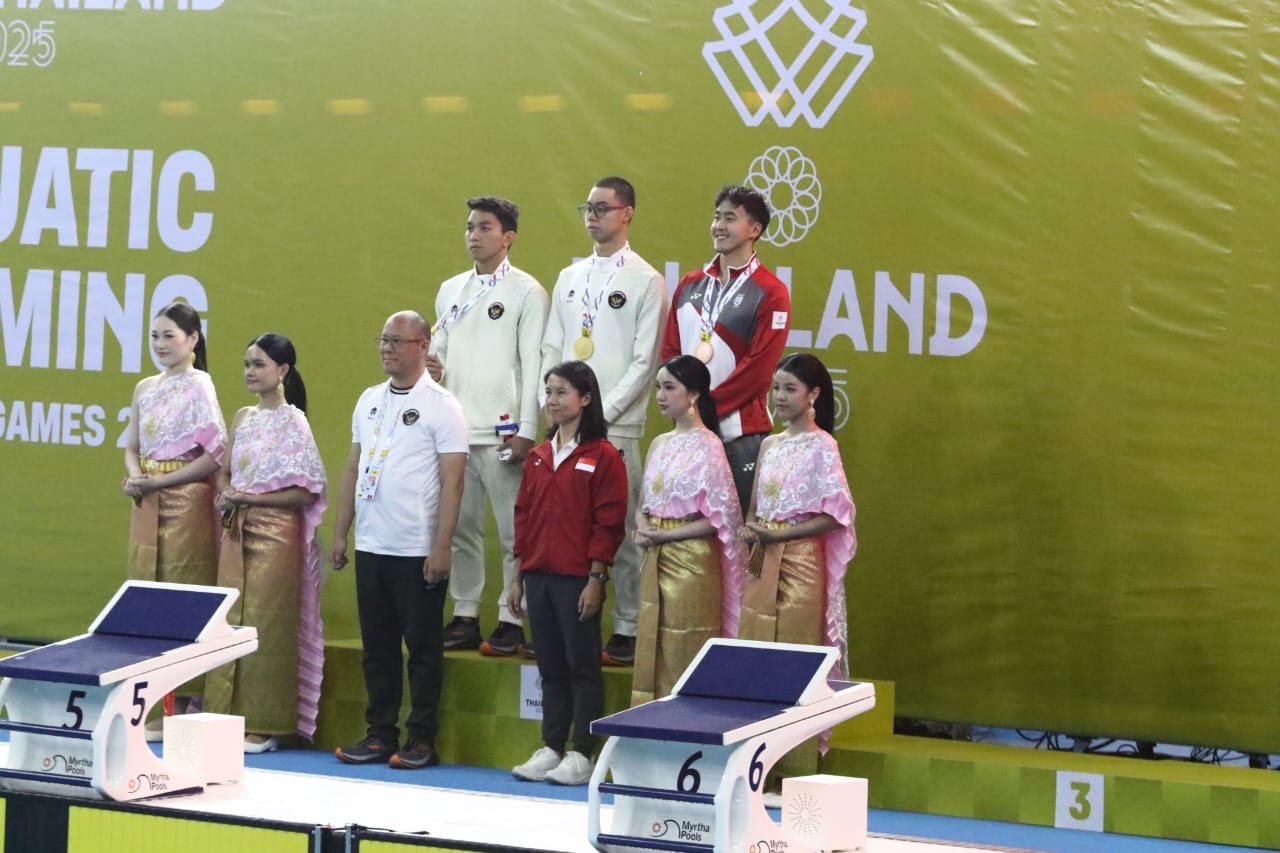 Jason Donovan Yusuf Debut di SEA Games 2025, Sumbang Medali Emas untuk Tim Renang 'Merah Putih'