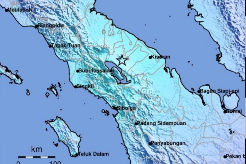 Gempa M6,4 Guncang Simalungun, BMKG Pastikan Tidak Berpotensi Tsunami