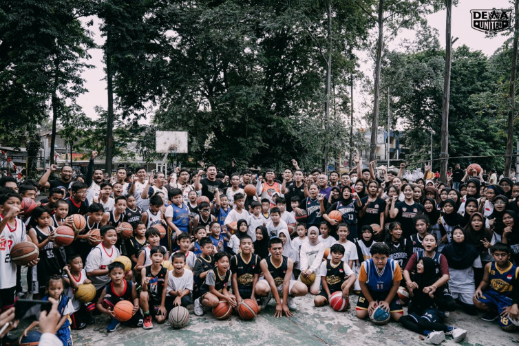 Dewa United Banten Memasyarakatkan Basket di Kota Tangerang