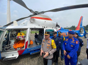 Helikopter Polri 'Disulap' Jadi Ambulans Udara Selama Arus Mudik-Balik Lebaran