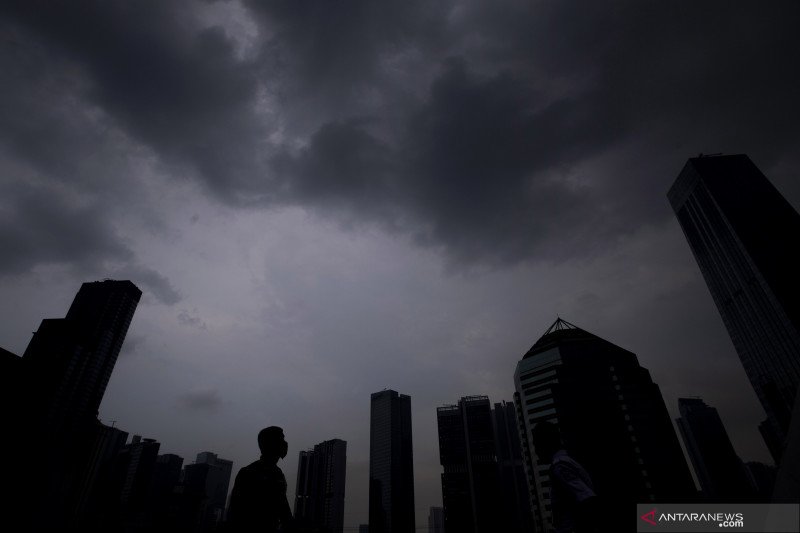 Cuaca Jakarta. (Foto: Antara)