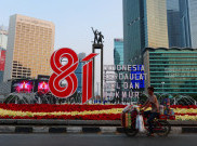 Semarak Kemerdekaan, Landmark HUT ke-81 RI Hiasi Kawasan Bundaran HI Jakarta
