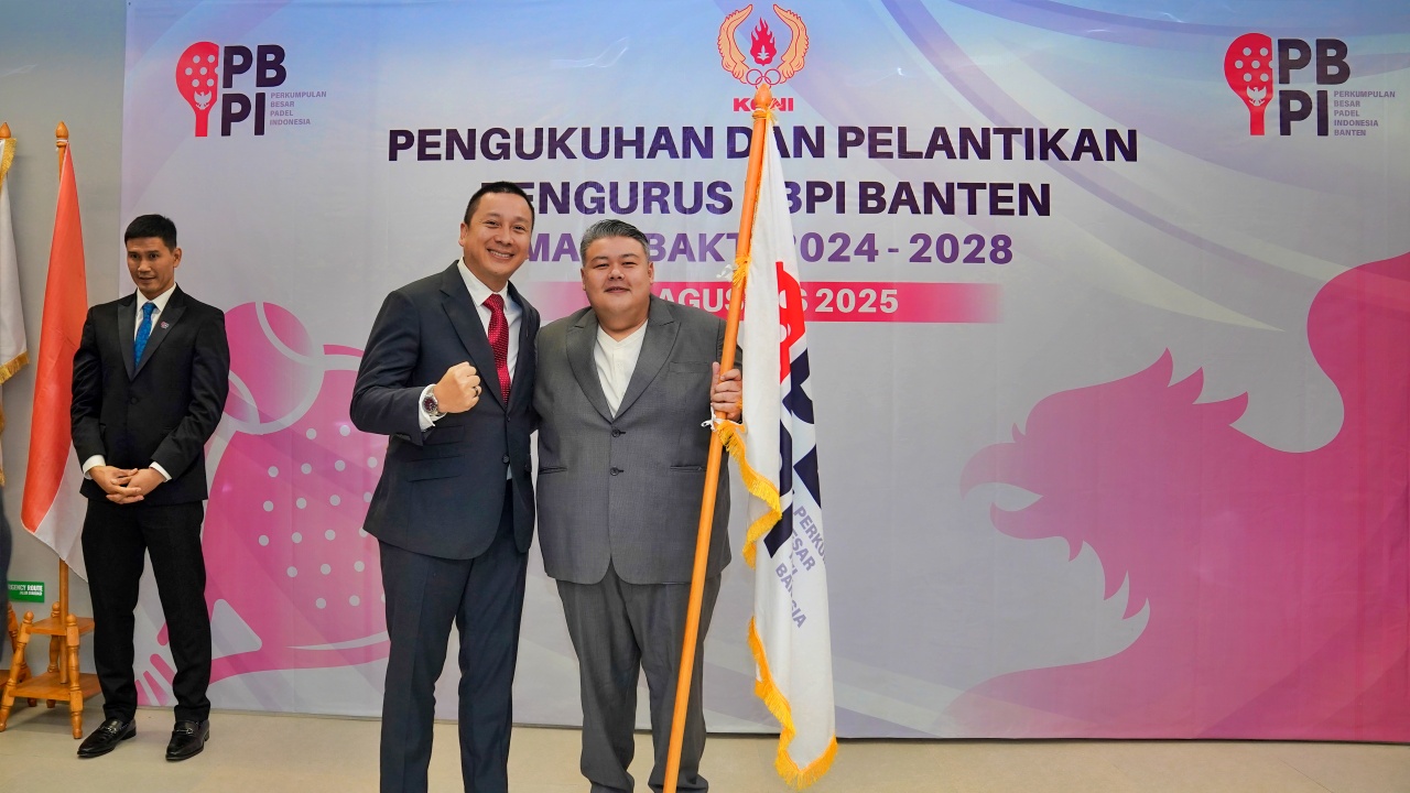 PBPI Banten Resmi Dikukuhkan, Siap Cetak Atlet Padel Nasional