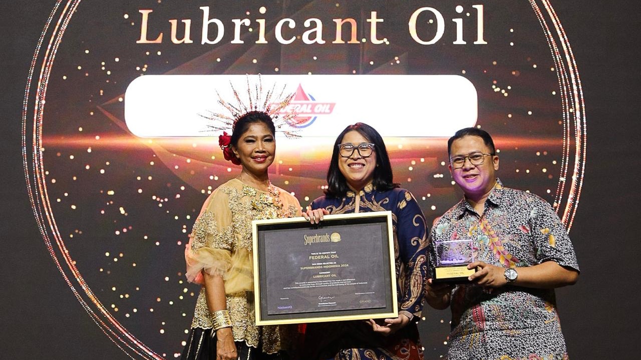 Konsisten selama 1 Dekade, Federal Oil Kembali Sabet Superbrands Award 2024