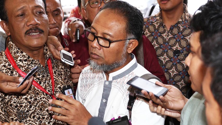 Ketua Tim Hukum Prabowo Subianto-Sandiaga Uno, Bambang Widjojanto. (MP/Rizki Fitrianto)