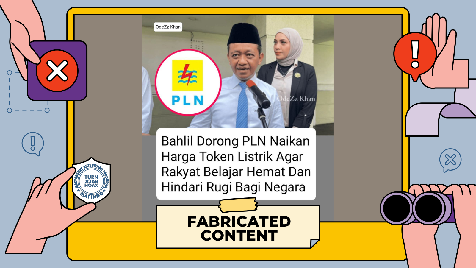[HOAKS atau FAKTA]: Bahlil Ingin Naikkan Harga Token Listrik Biar Warga Hemat
