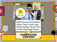 [HOAKS atau FAKTA]: Bahlil Ingin Naikkan Harga Token Listrik Biar Warga Hemat