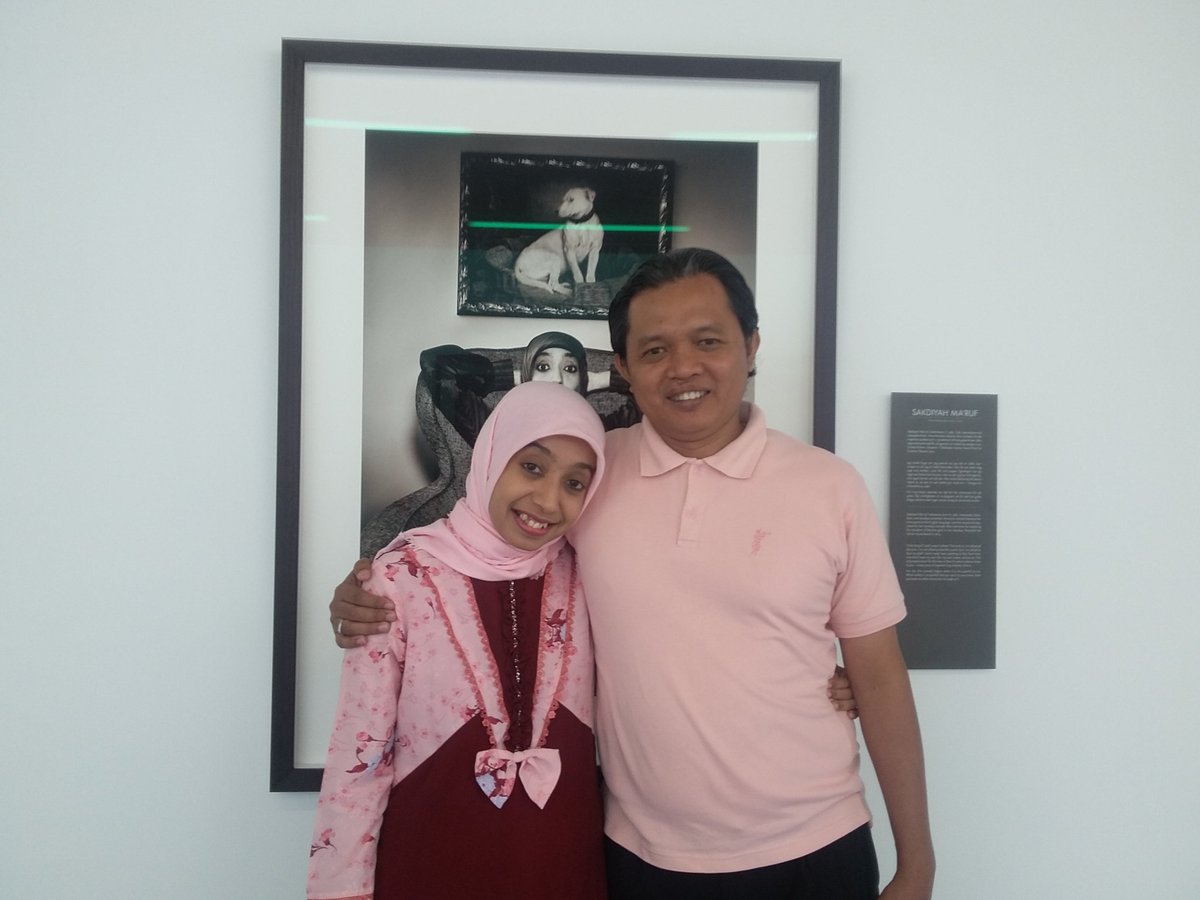 Sakdiyah bersama suami (Twitter/sakdiyahmaruf)