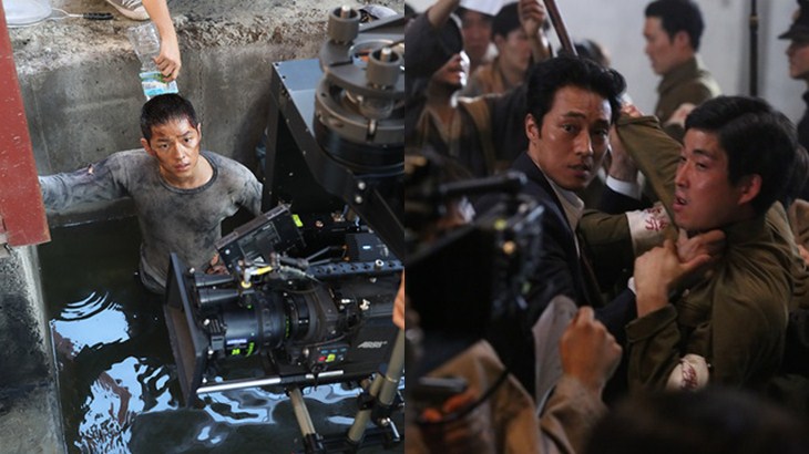 Sederet Foto di Balik Layar Film 'Battleship Island' Baru Saja Dirilis