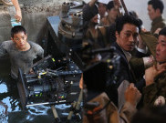 Sederet Foto di Balik Layar Film 'Battleship Island' Baru Saja Dirilis