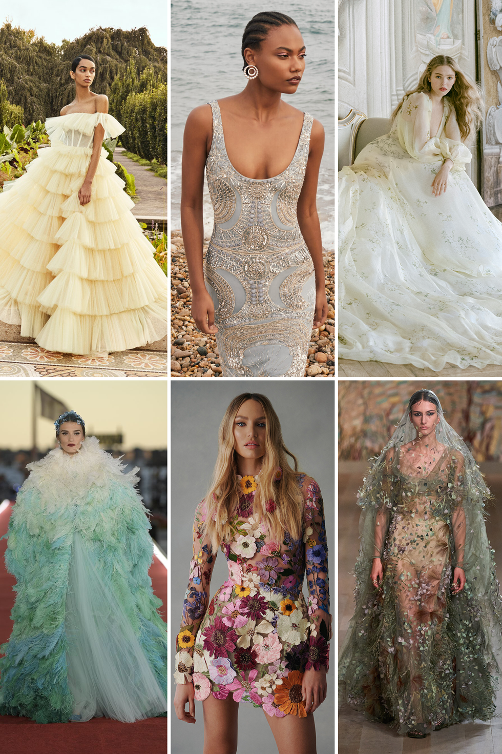 Color and Prints theme untuk pernikahan. (Foto Harper's Bazaar)