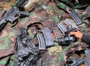 Satgas Damai Cartenz Amankan 13 Senpi dan 710 Butir Amunisi