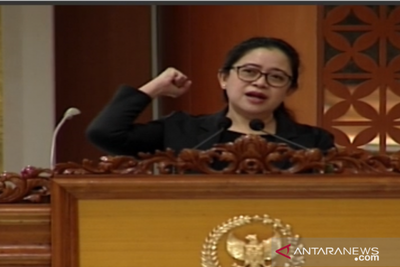 Ketua DPR RI Puan Maharani. (ANTARA/ Abdu Faisal)