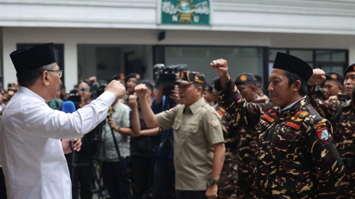 Gus Yahya Tegaskan Banser Ototnya Nahdlatul Ulama